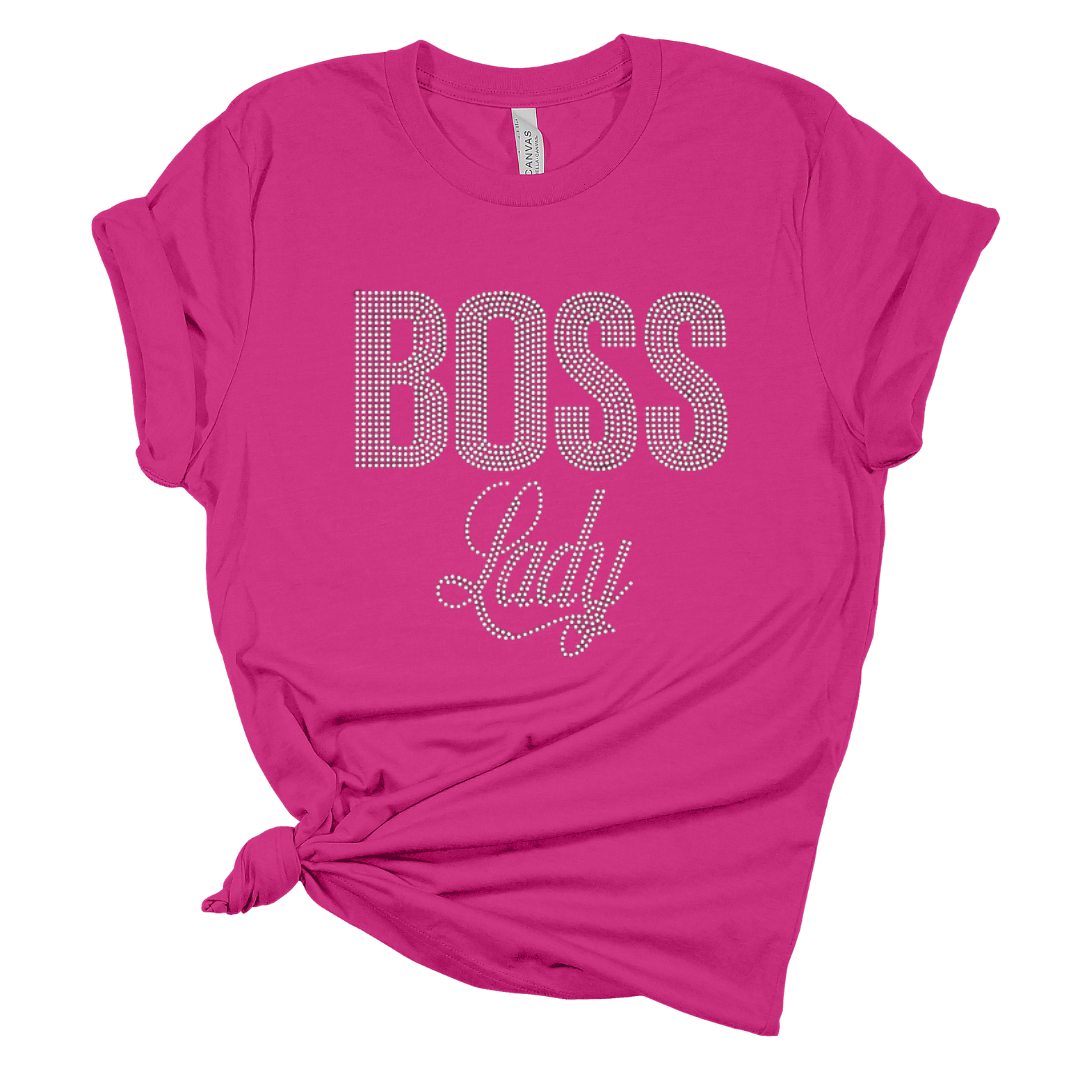 Boss Lady Rhinestone T Shirt
