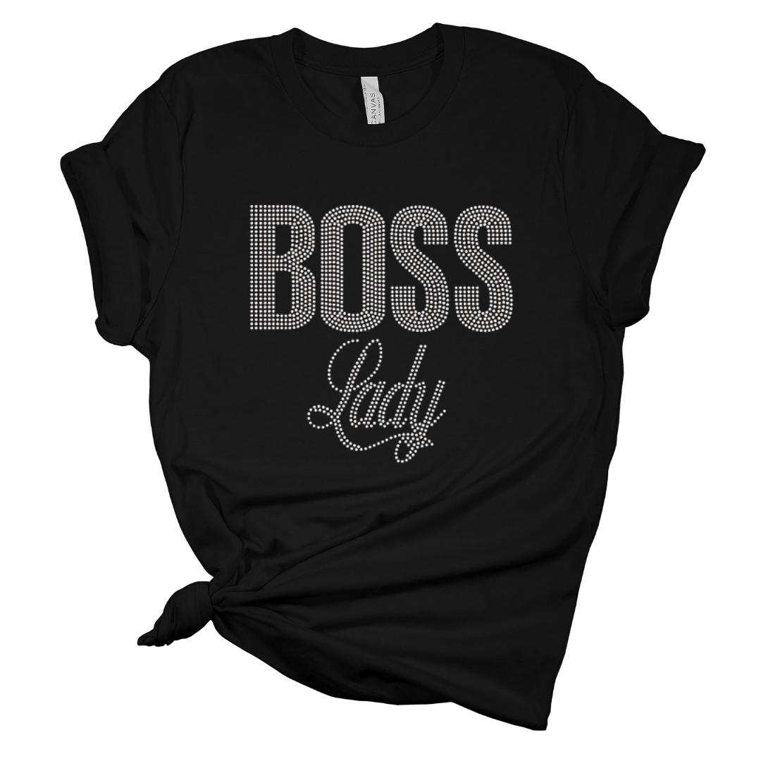 Boss Lady Rhinestone T Shirt