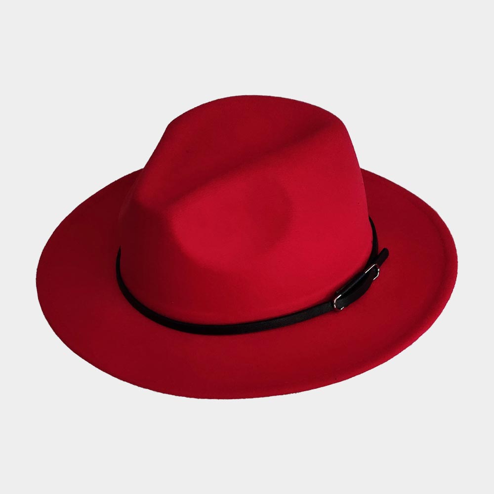 Red & Red Bottom Fedora