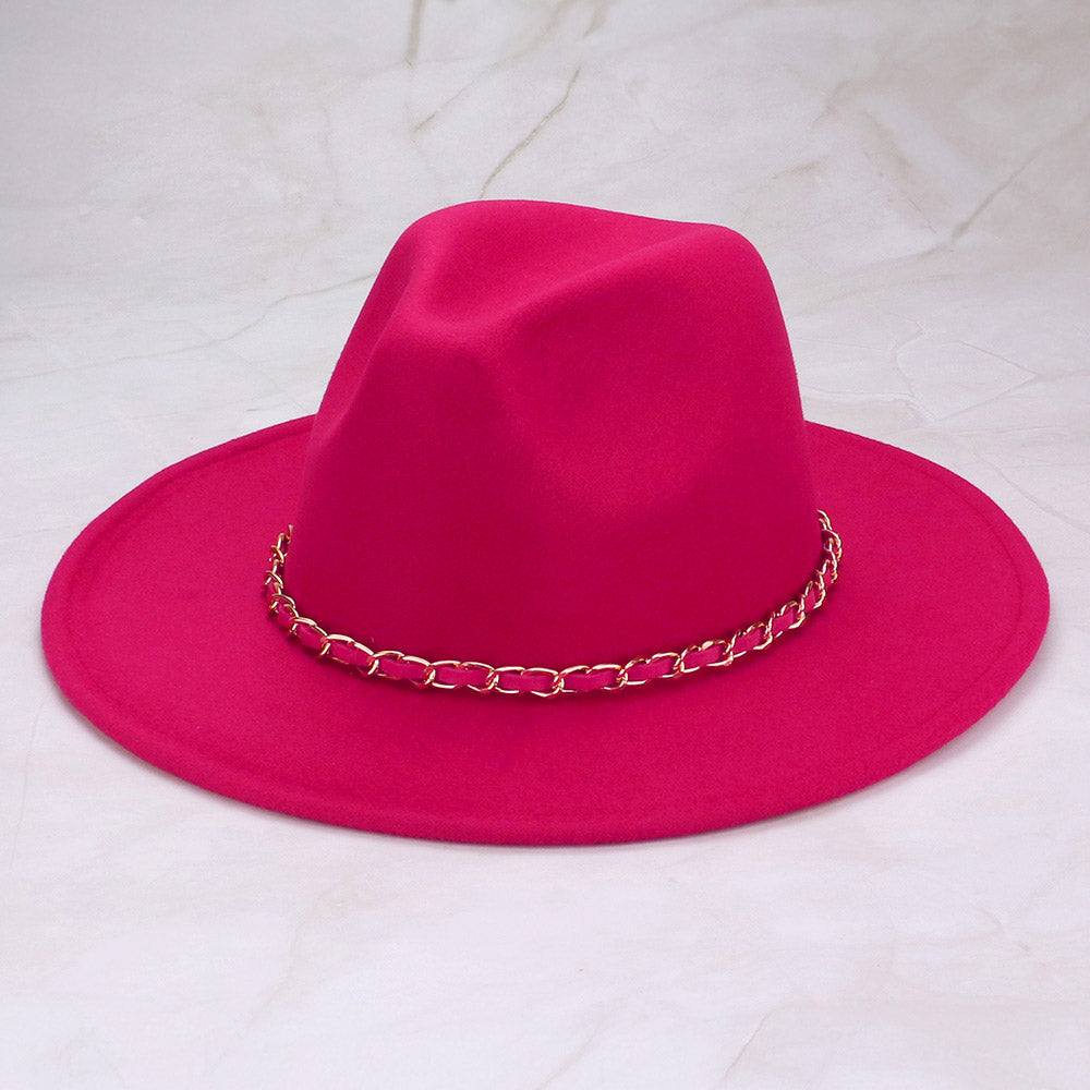 Chaney Red Bottom Fedora