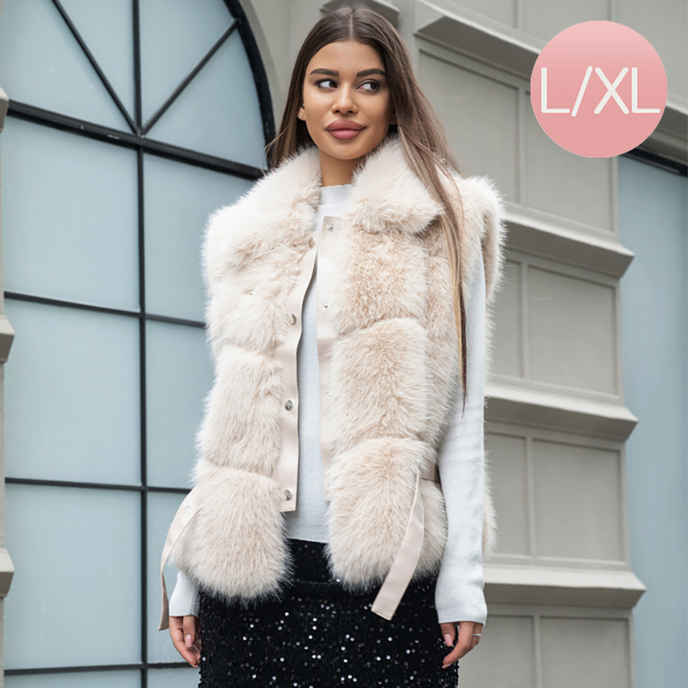 Faux Fur Vest L/XL