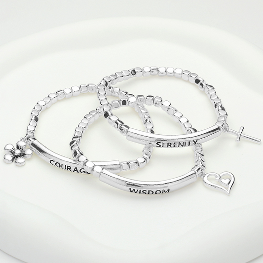 Serenity Courage Wisdom Bracelets