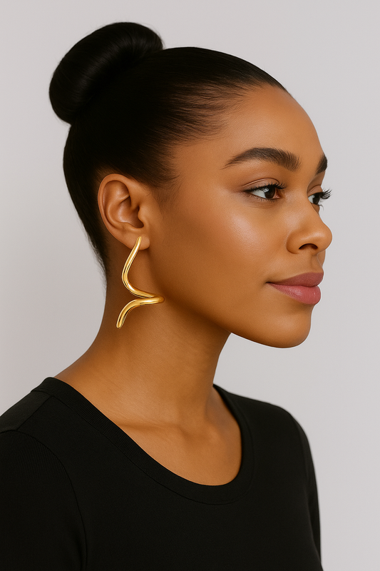 Golden Flow Hoops