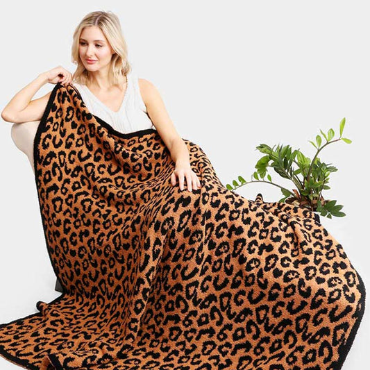 Leopard Throw Blanket