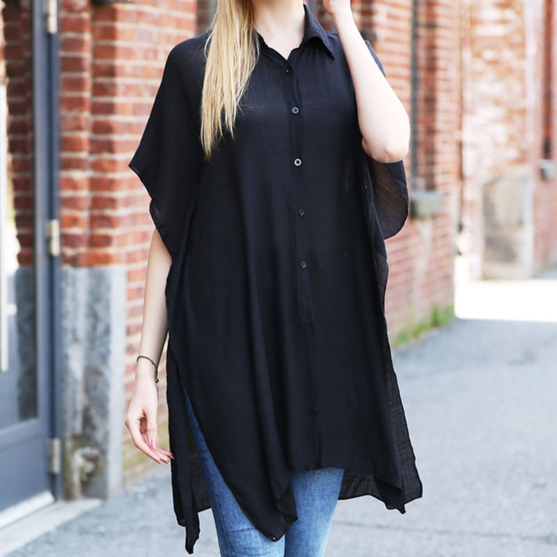 Midnight Breeze Kimono | Black