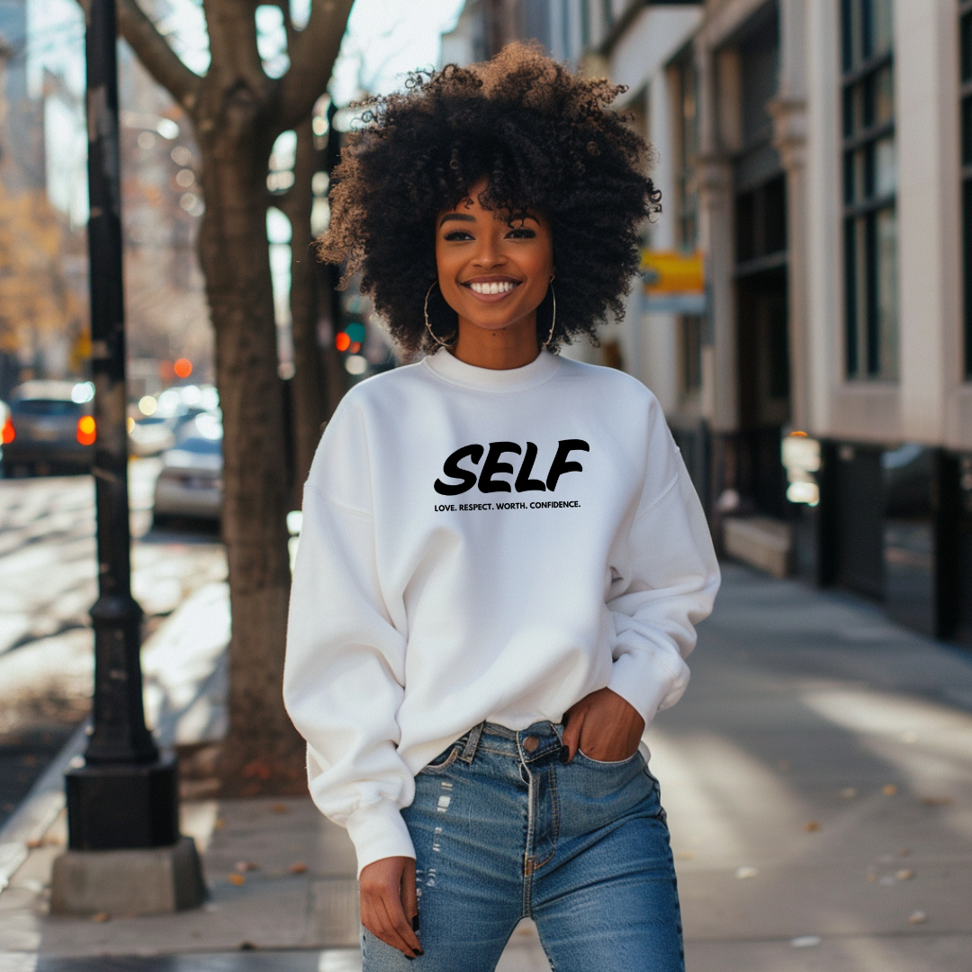 Self Love Respect Worth Confidence Sweatshirt