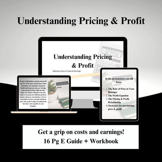 Understanding Pricing & Profit With Workbook