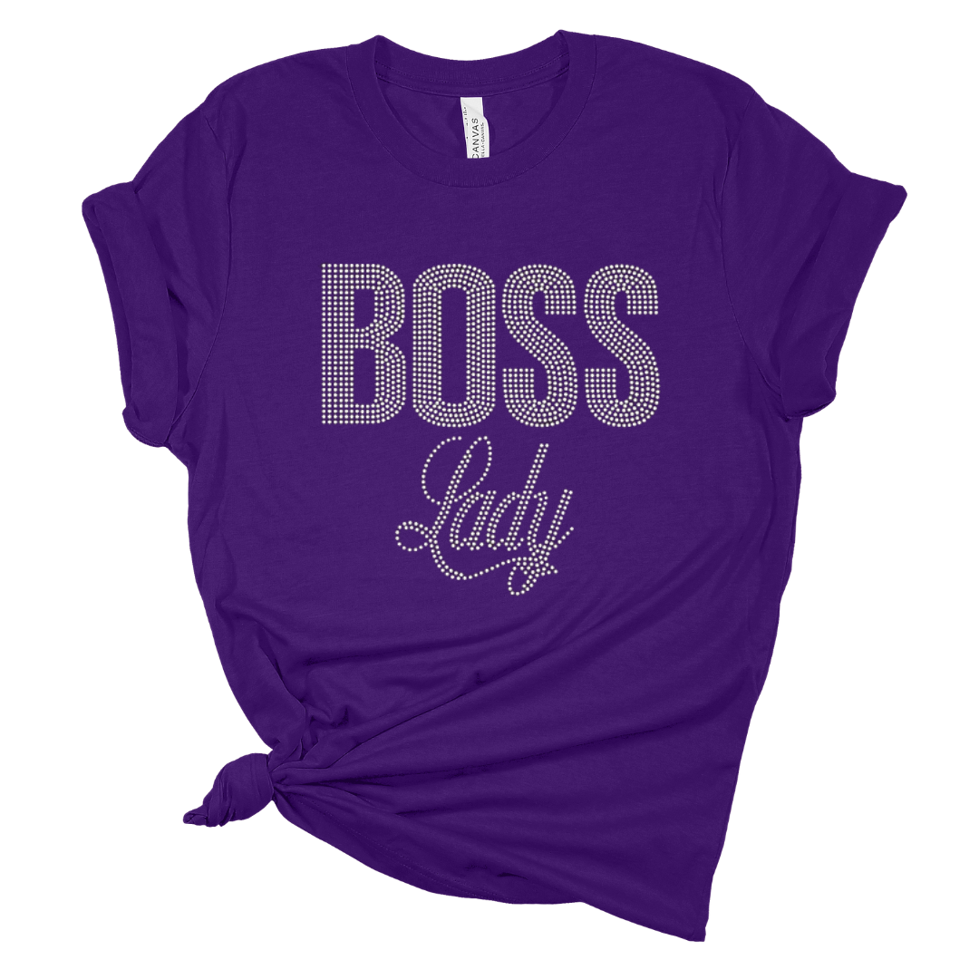 Boss Lady Rhinestone T Shirt