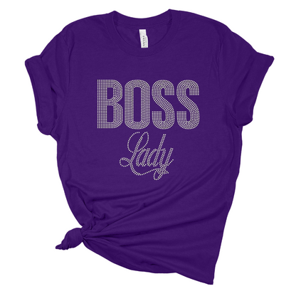 Boss Lady Rhinestone T Shirt