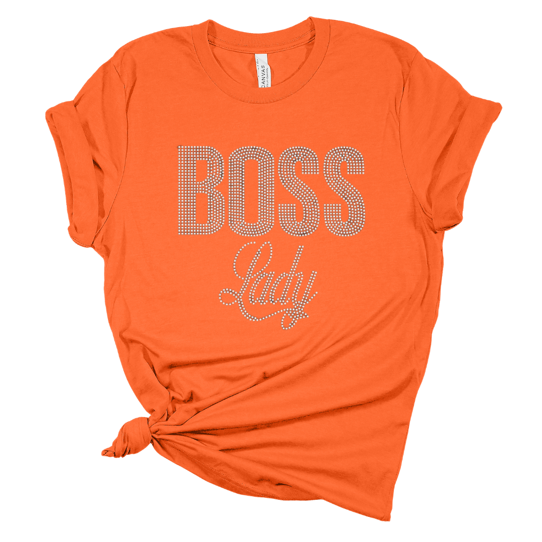 Boss Lady Rhinestone T Shirt