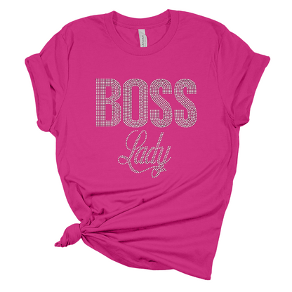 Boss Lady Rhinestone T Shirt