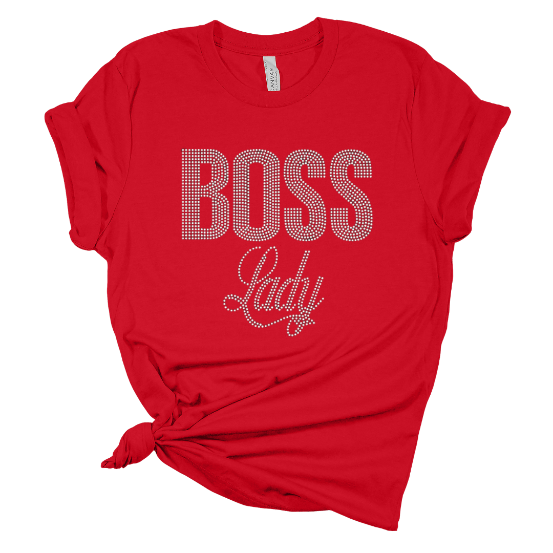 Boss Lady Rhinestone T Shirt