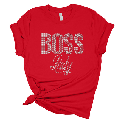 Boss Lady Rhinestone T Shirt