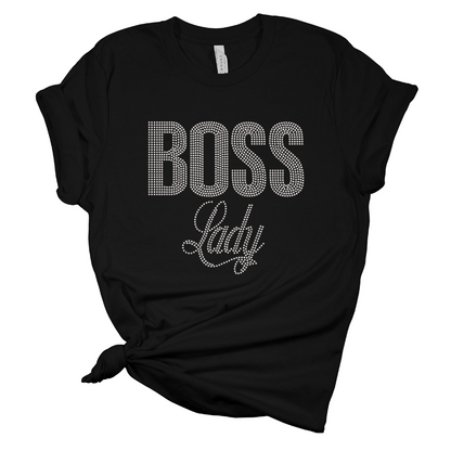 Boss Lady Rhinestone T Shirt