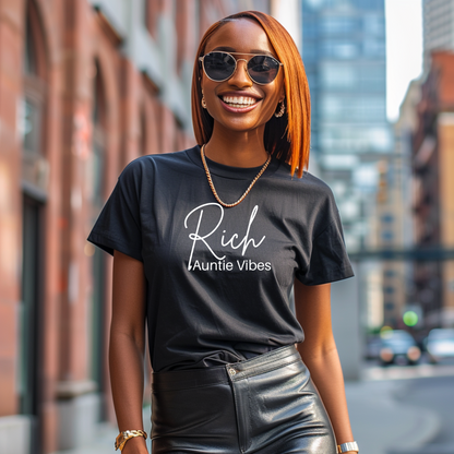 Rich Auntie Vibes T Shirt