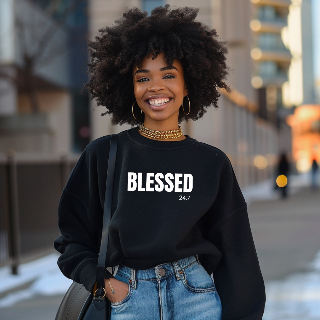 Blessed 24:7 Sweatshirt