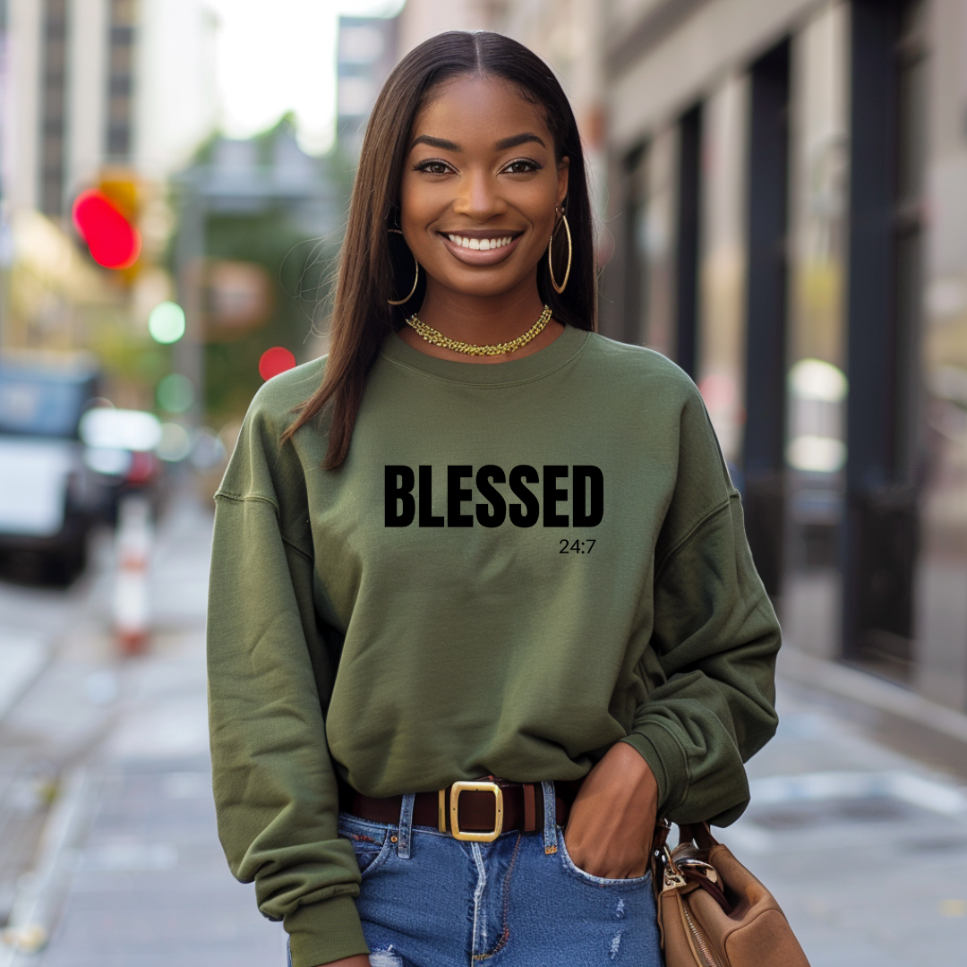 Blessed 24:7 Sweatshirt