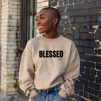 Blessed 24:7 Sweatshirt