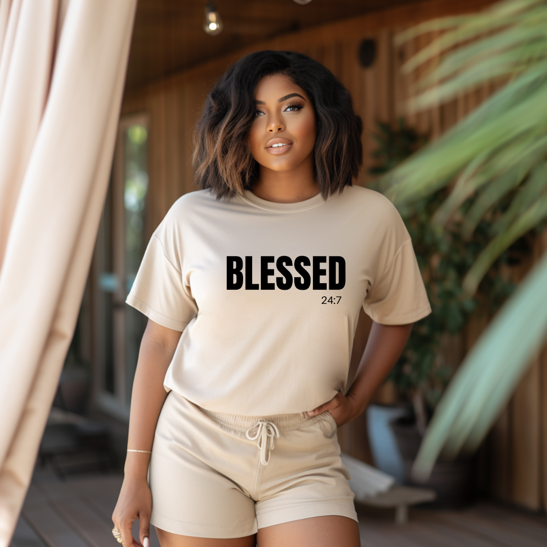 Blessed 24:7 T Shirt