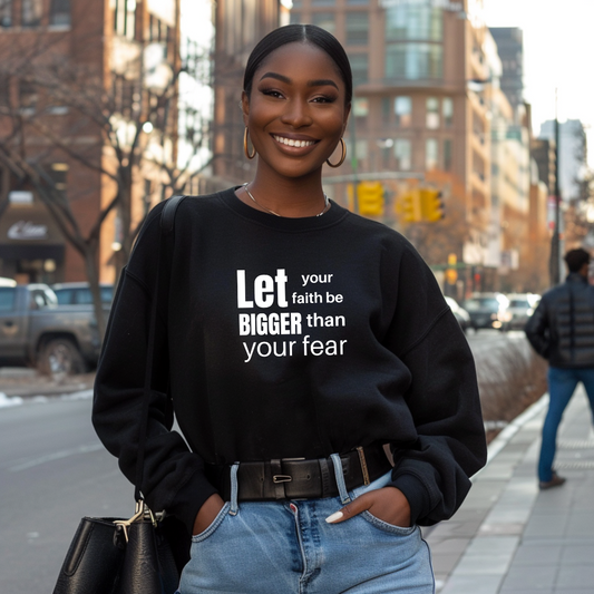 Let Your Faith Be Bigger Than Your Faith Sweatshirt