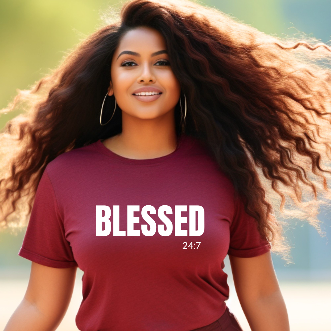 Blessed 24:7 T Shirt