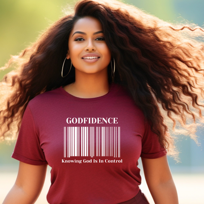 Godfidence Knowing God Is In Control  T Shirt