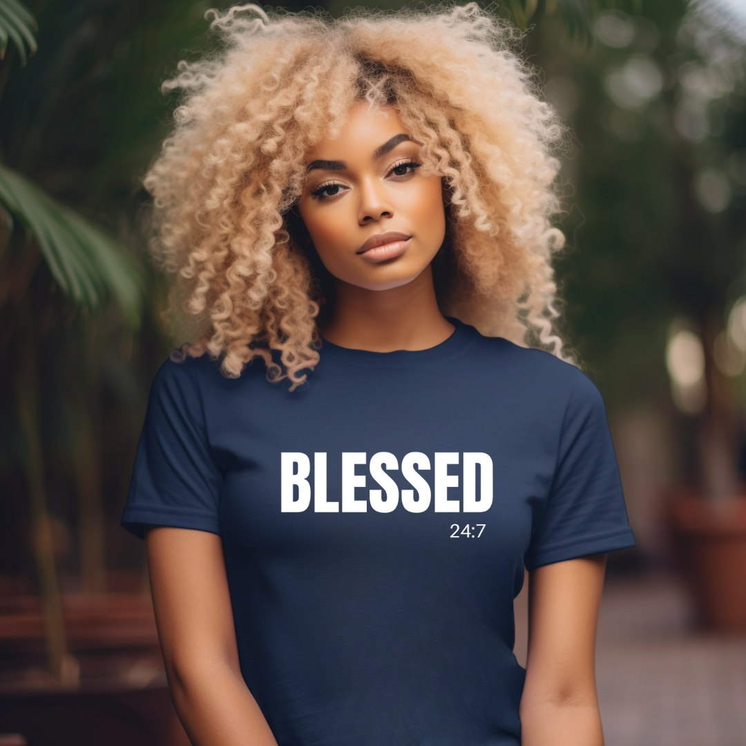 Blessed 24:7 T Shirt