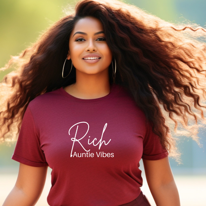 Rich Auntie Vibes T Shirt