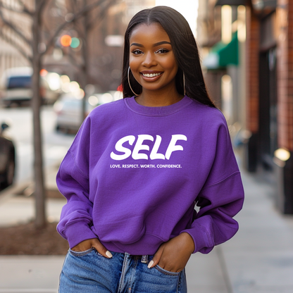 Self Love Respect Worth Confidence Sweatshirt