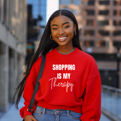 Shopping Is My Therapy Sweatshirt