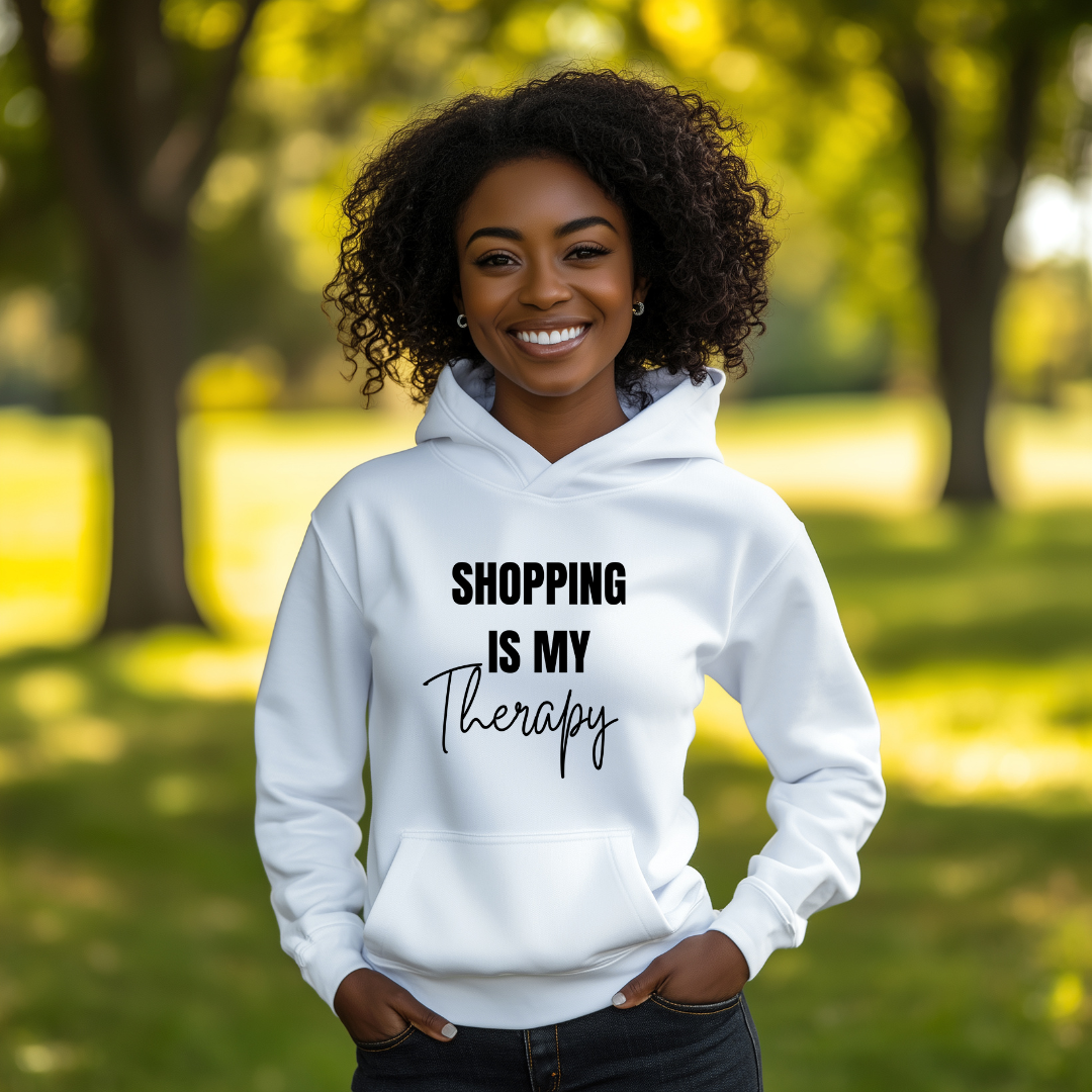 Shopping Is My Therapy Hoodie